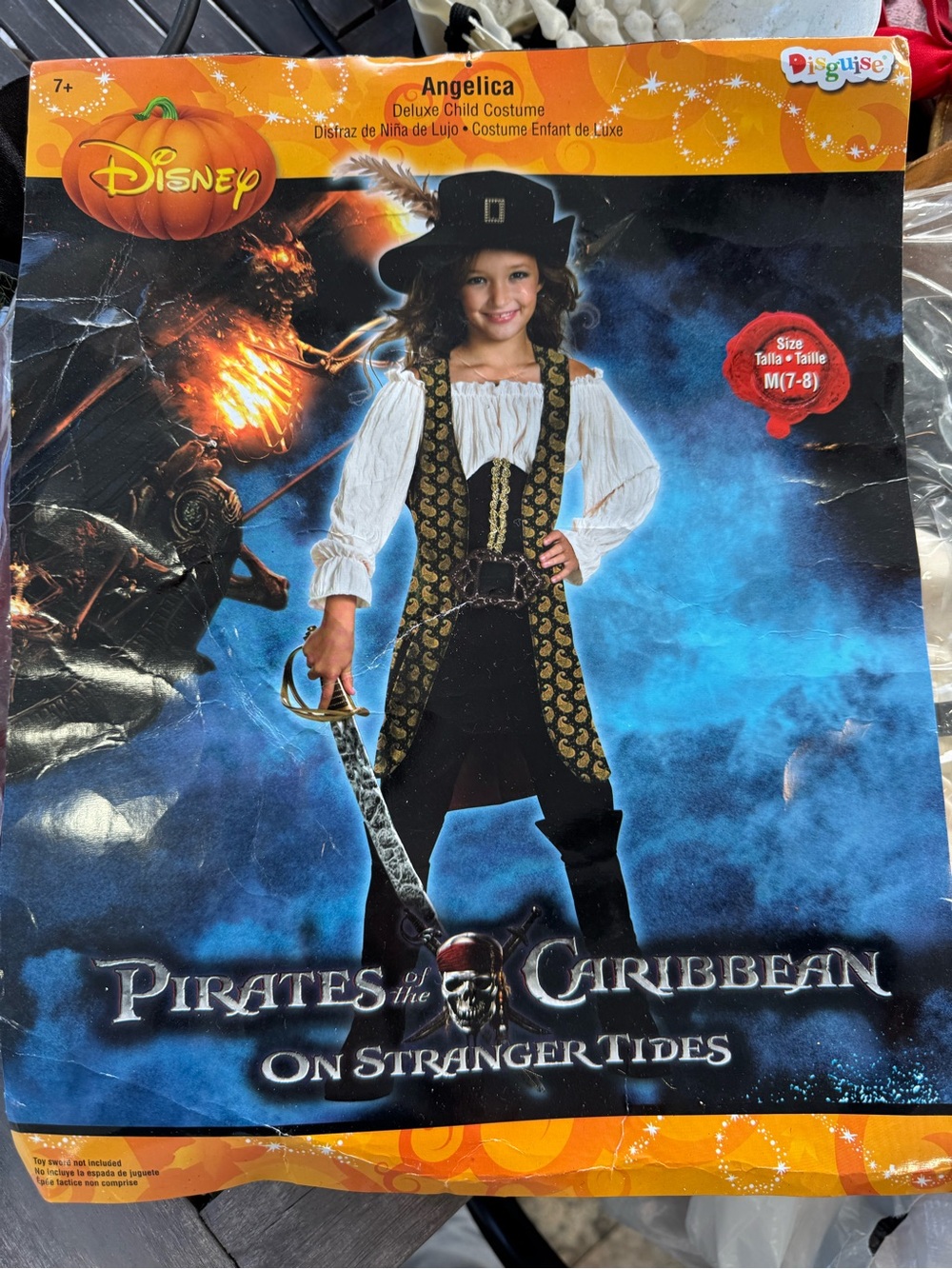 Disney Pirates of the Caribbean Angelica Girls Costume 7/8